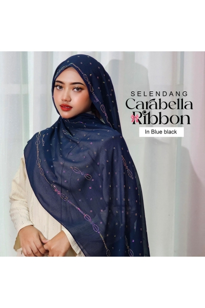SELENDANG CARABELLA RIBBON 3.0  - BLUEBLACK